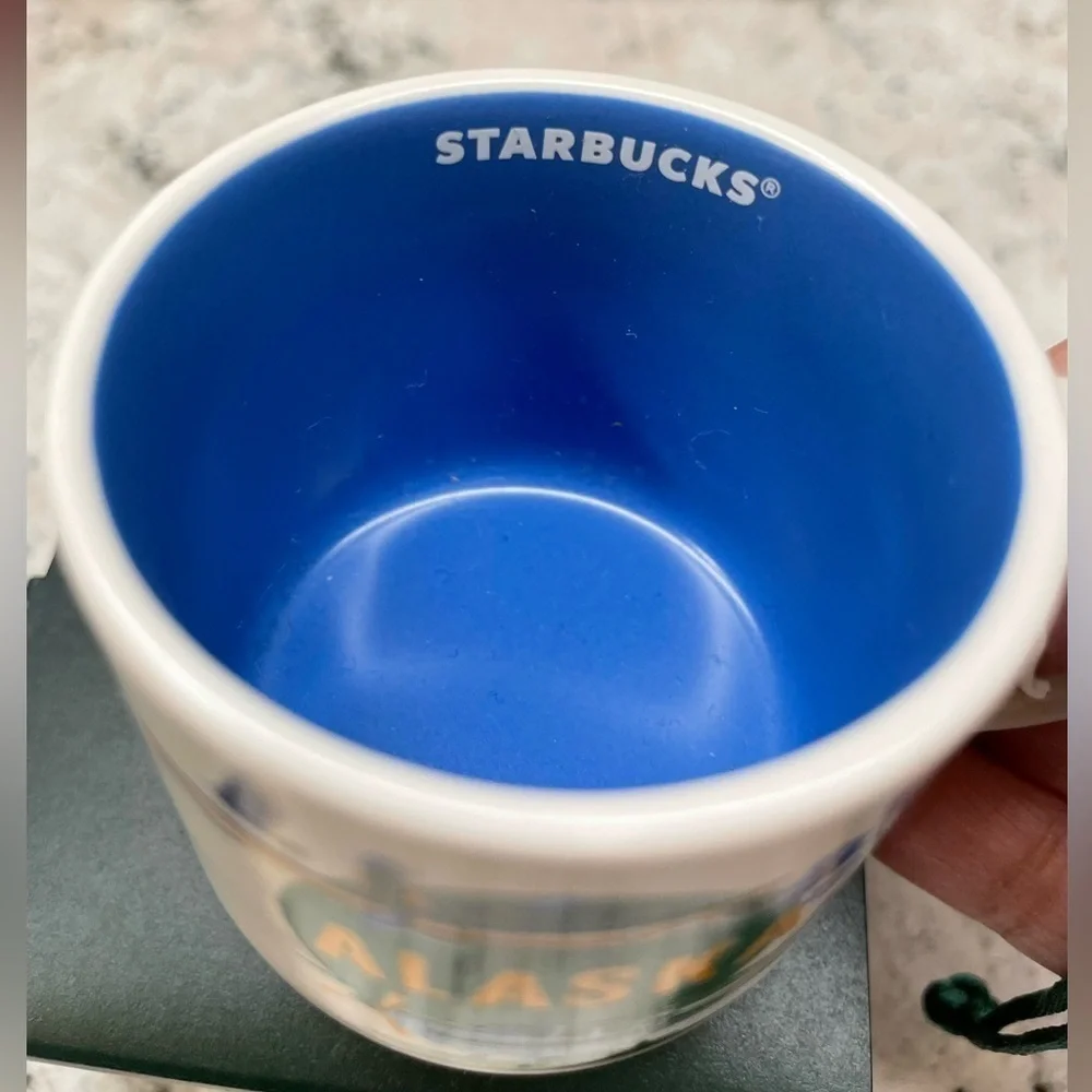 Sttarbucks Discovery Series ALASKA Graphic Mini Mug in Box. NWT in BOX. HTF, NWT